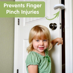 Wittle soft EVA foam close-up demonstrates flexible door guard material.