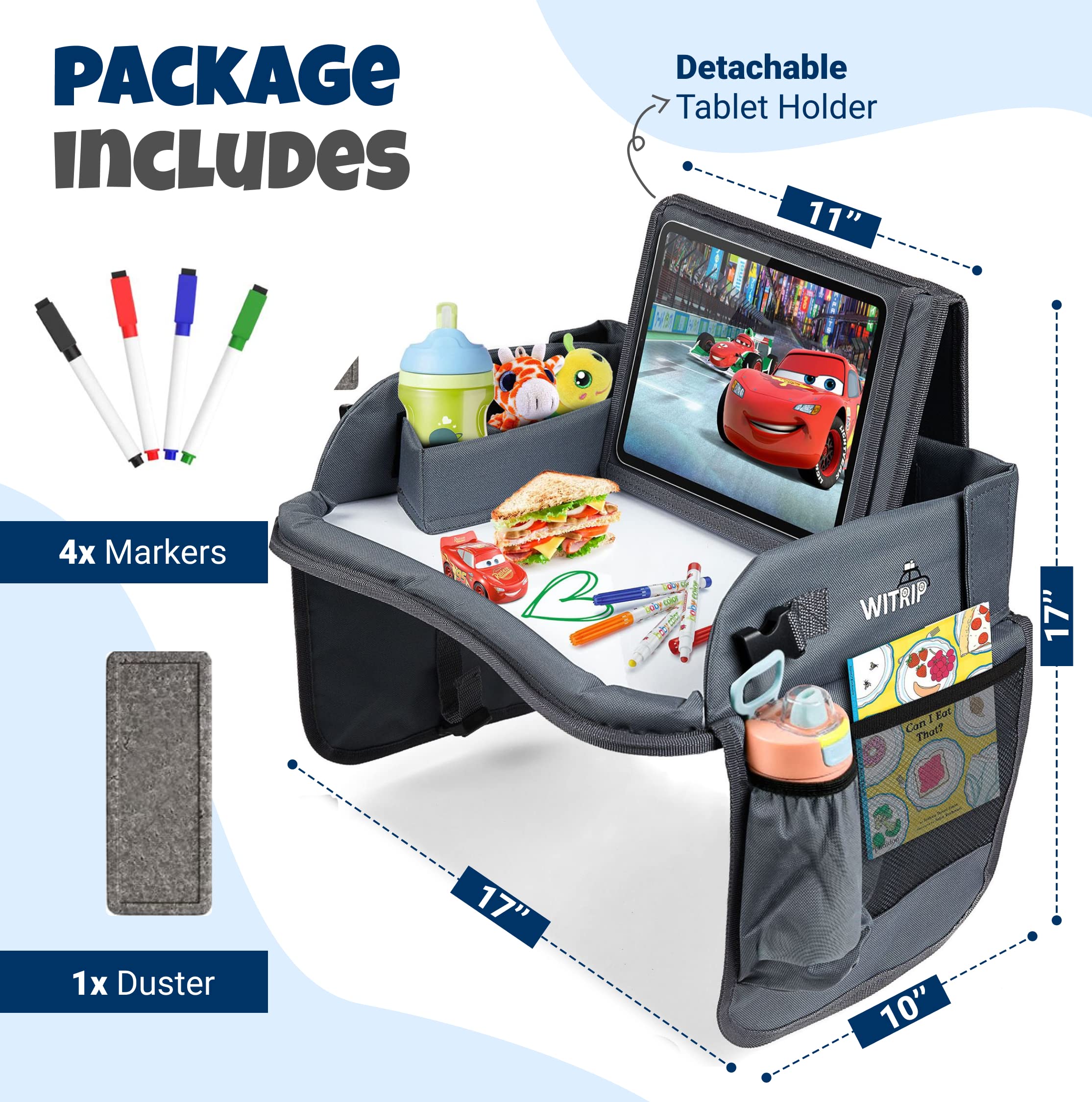 WITRIP travel accessories snack holder keeps drinks and snacks secure