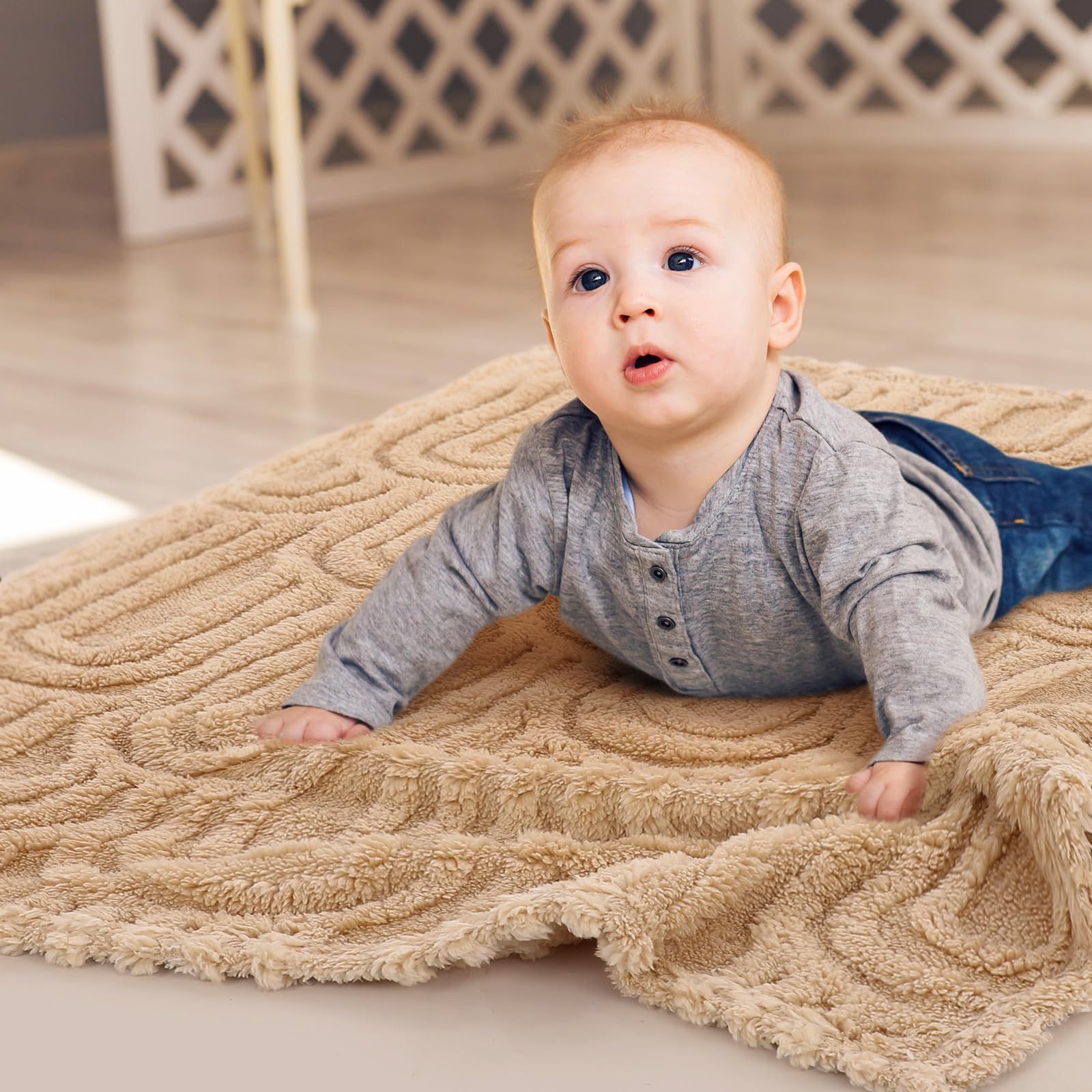 Wiwiqing rainbow fade-resistant colors maintain bright nursery look wash after wash.
