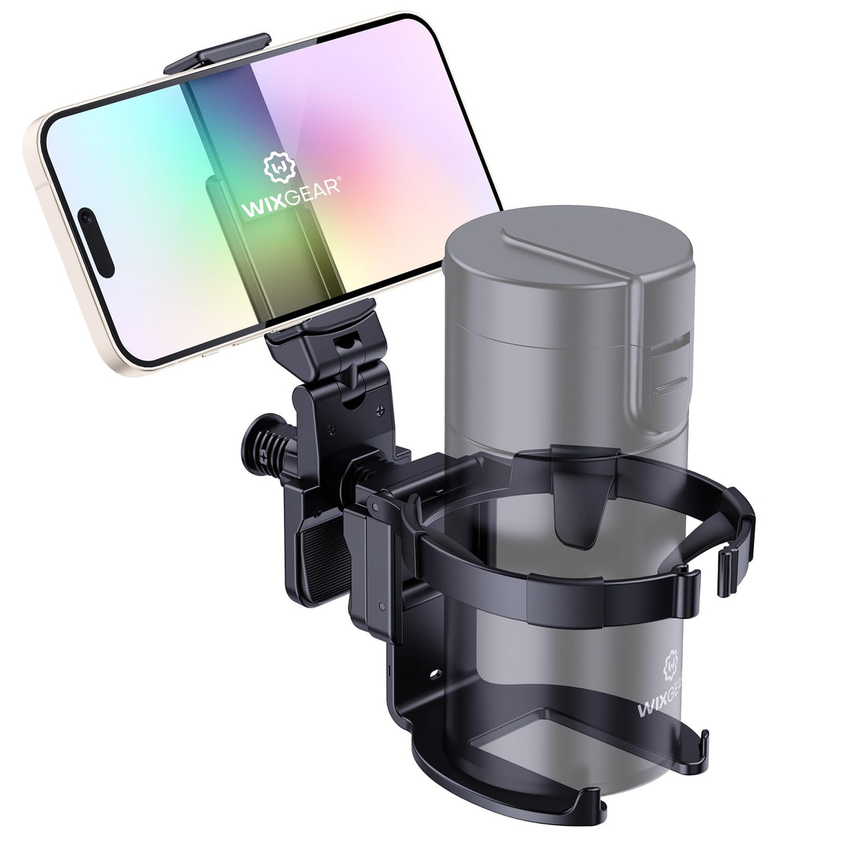WixGear stroller cup holder clip keeps drinks secure on the go.