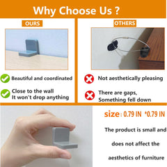 Wizczjvq furniture anchors 4-pack wall-mount screws kit ensures quick, clean installation.