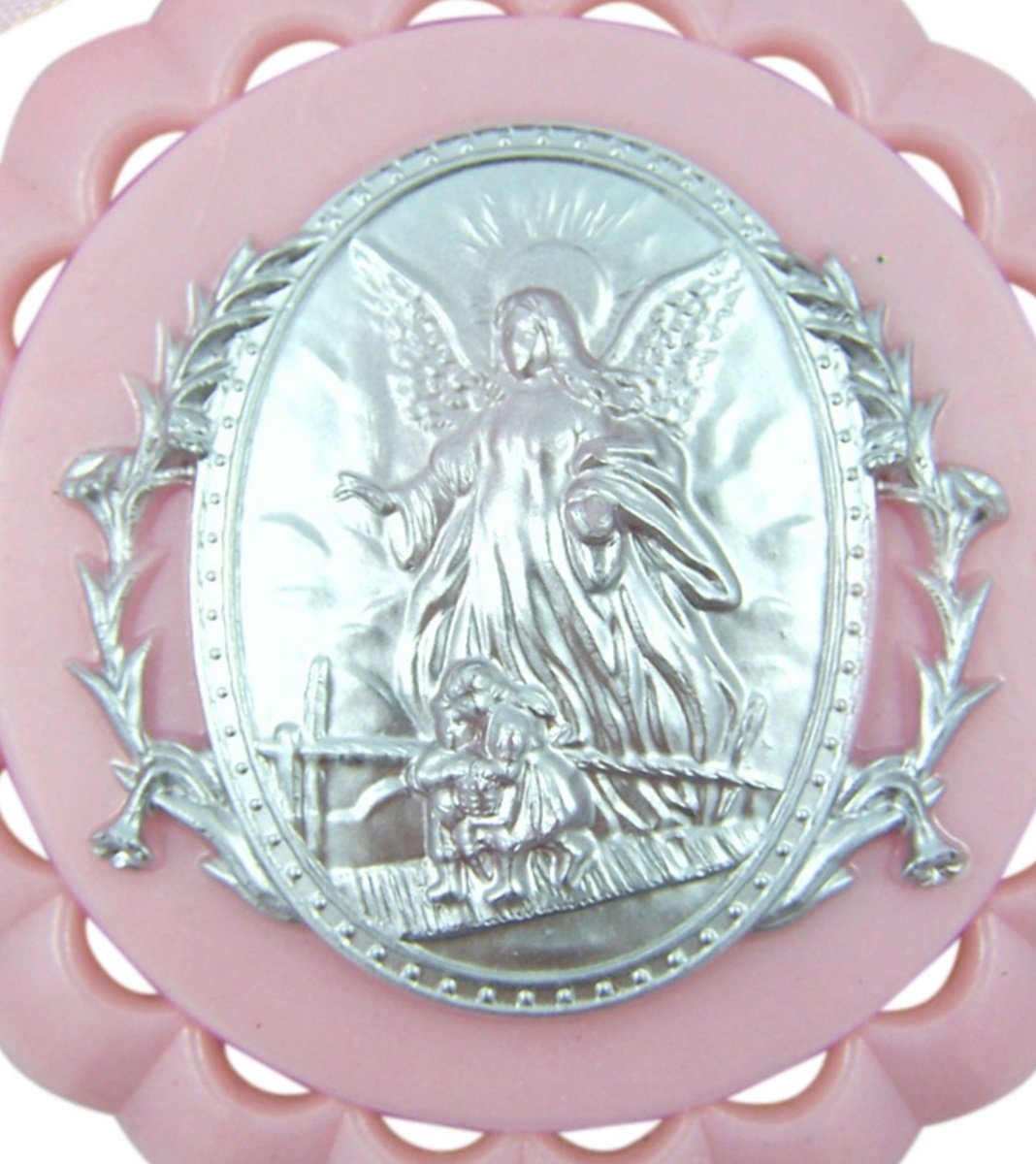 WJH baby girl nursery angel acrylic medal as a decorative accent
