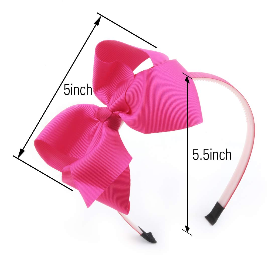 WJYX BOWS eight-color headbands for versatile kids outfits