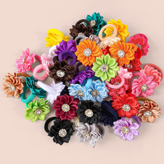 WJYX BOWS multicolor hair ties set makes outfit matching easy.