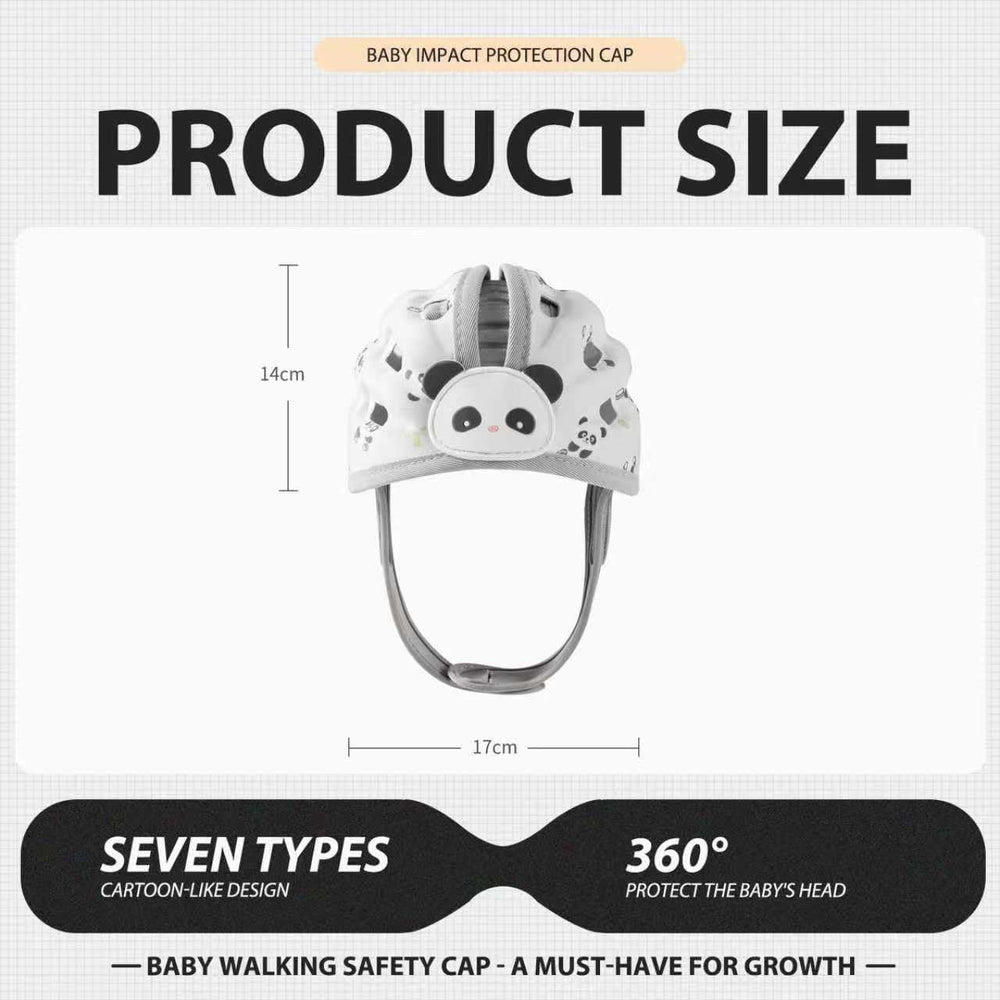 WKC Baby Head Protection Helmet side view showing soft entry padding