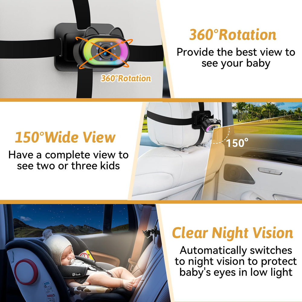 Wkzay night vision provides clear footage in low light for evening drives.