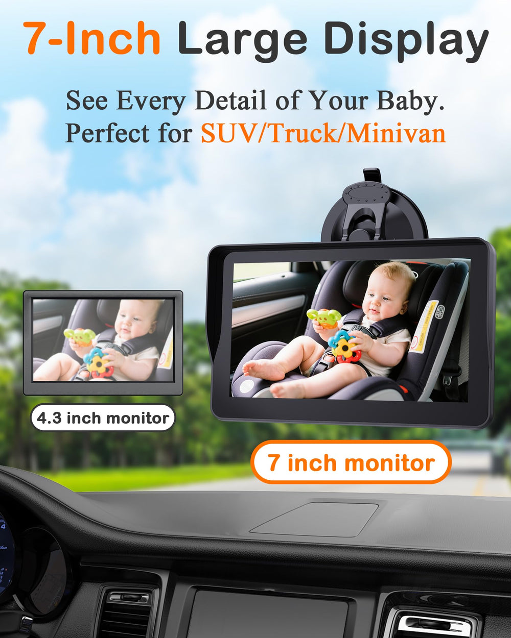 Wkzay baby camera night vision captures clear infant movements in darkness.