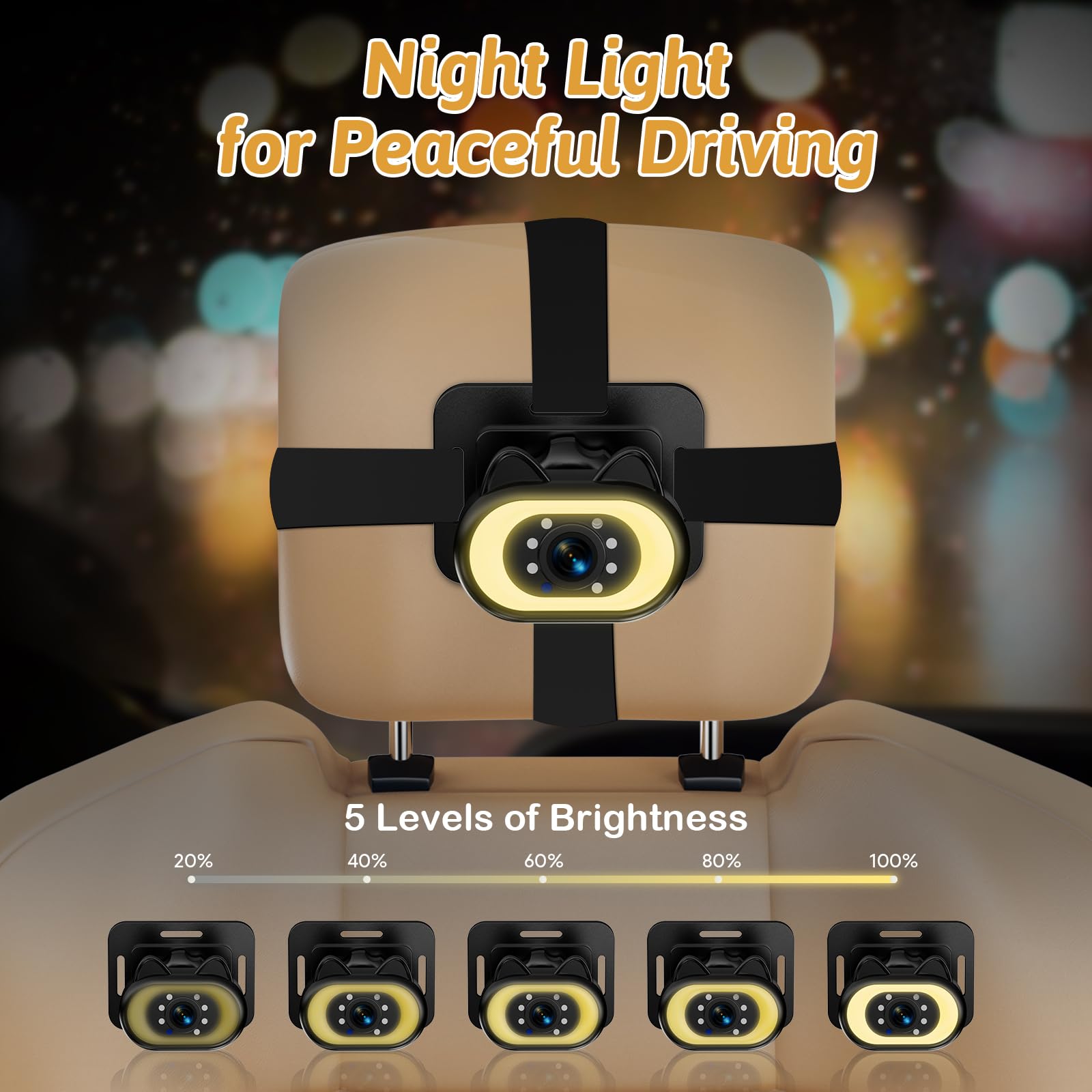 Wkzay baby car camera easy-installation with tool-free setup in minutes.