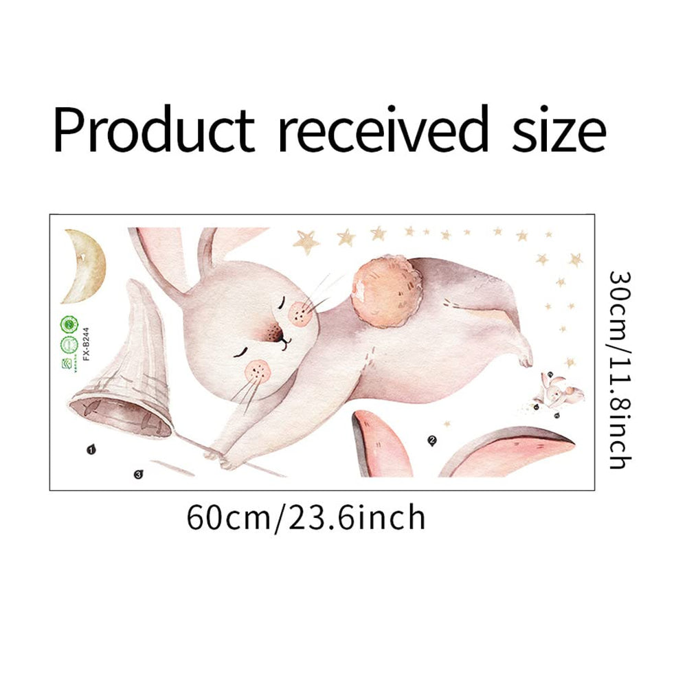 Wland DIY rabbit wall decal lets you customize layouts easily.