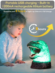 WLHONG dinosaur night light color-changing mode in seven colors