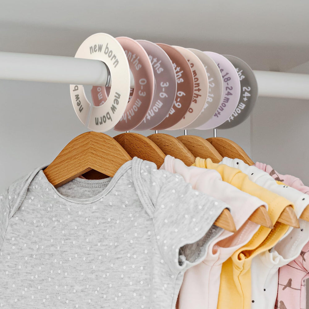 WLLHYF nursery decor divider with clear labels for quick sorting.