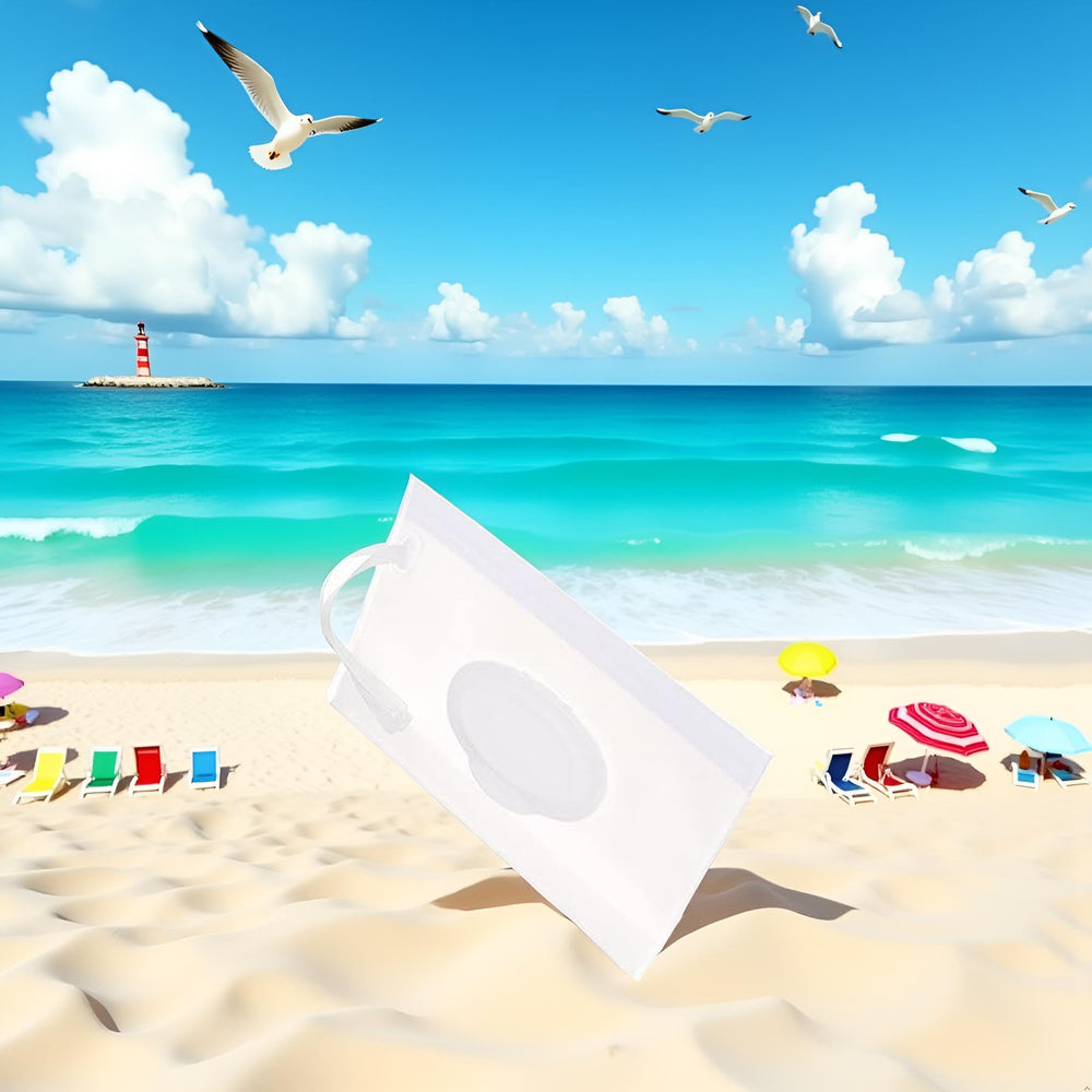 WLngtv waterproof-material case prevents leaks and protects wipes