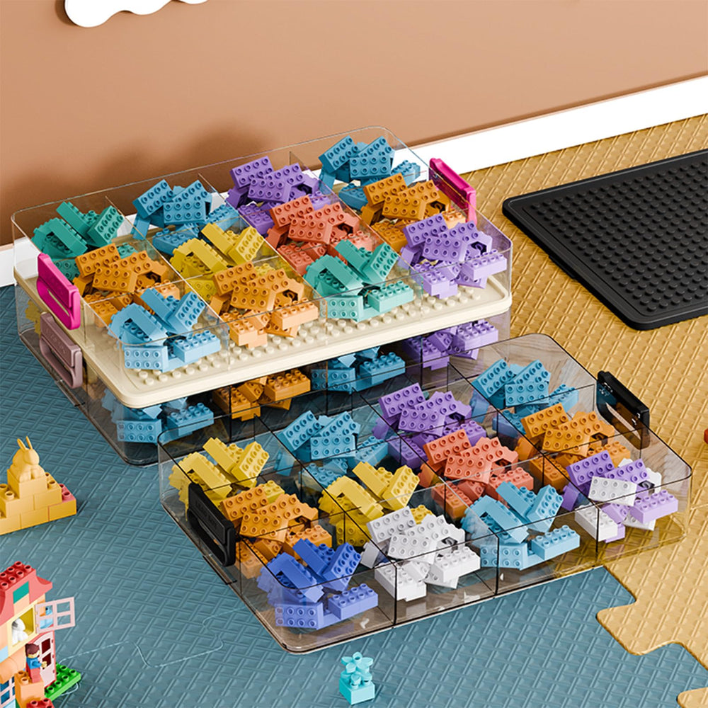 WMM storage bins in daily use, ready for kids' room organization.