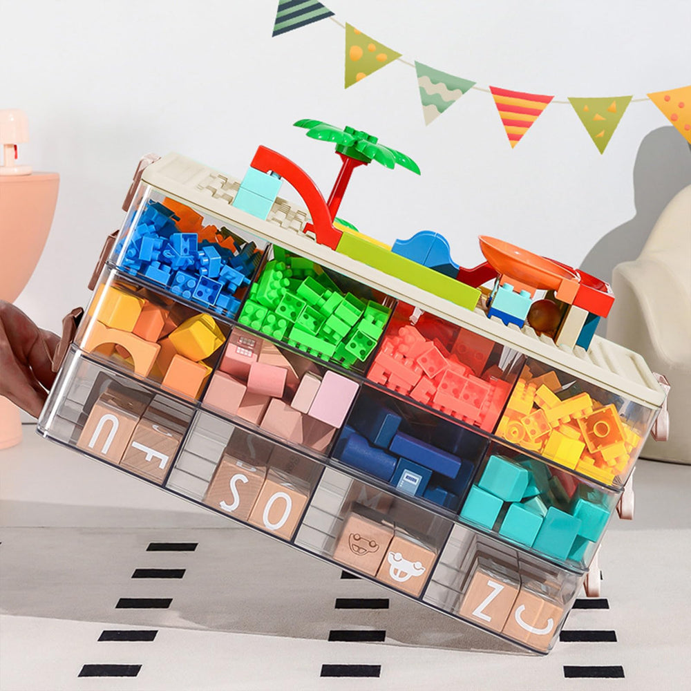 WMM top-cover build surface used as a mini play and construction area.