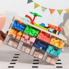 WMM top-cover build surface used as a mini play and construction area.
