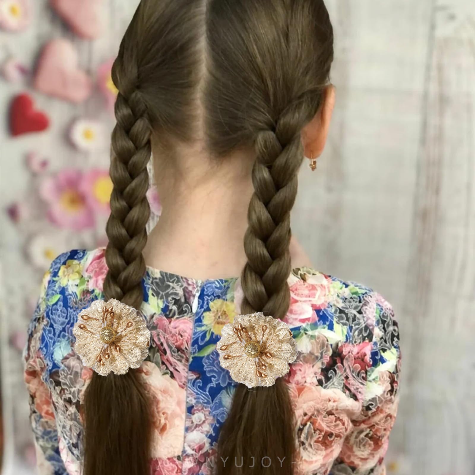 WNYUJOY bows with alligator clip offer secure hold in hair