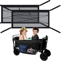 Woanger wagon cargo net folded for compact car trunk storage
