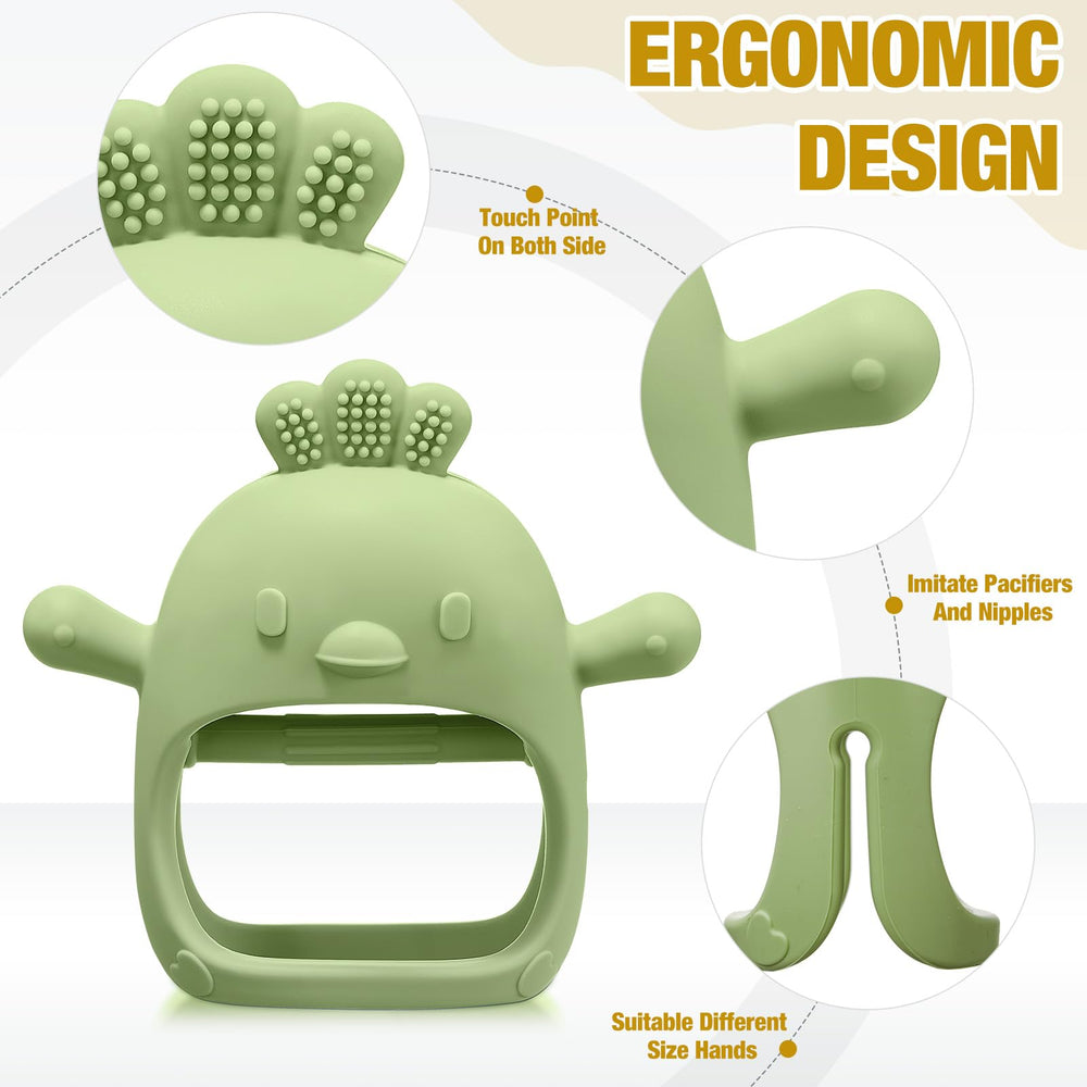 Woanger wrist teether anti-drop design helps prevent drops during play