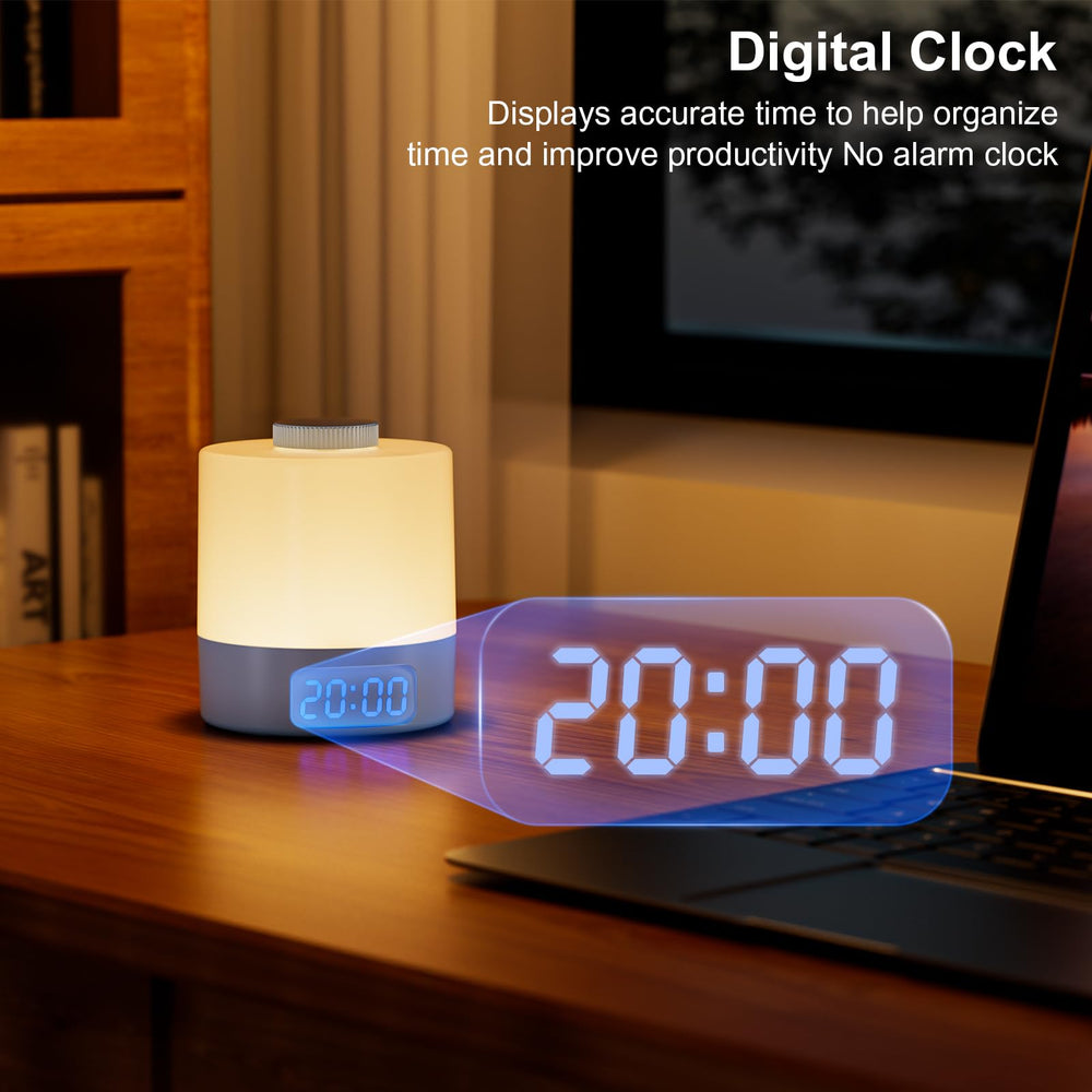 WOBANE Night Light compact design fits small nursery and nightstands.
