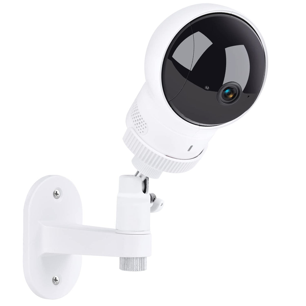 Wochel adjustable wall mount for Eufy Spaceview shows precise angle control for better baby monitoring.