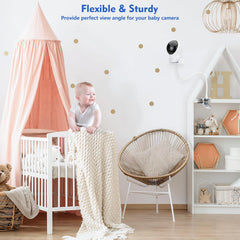 Wochel aluminum clip with foam bottom protects furniture while staying secure.