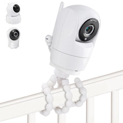 Wochel baby monitor mount on crib, secure grip for VTech VM901 camera.