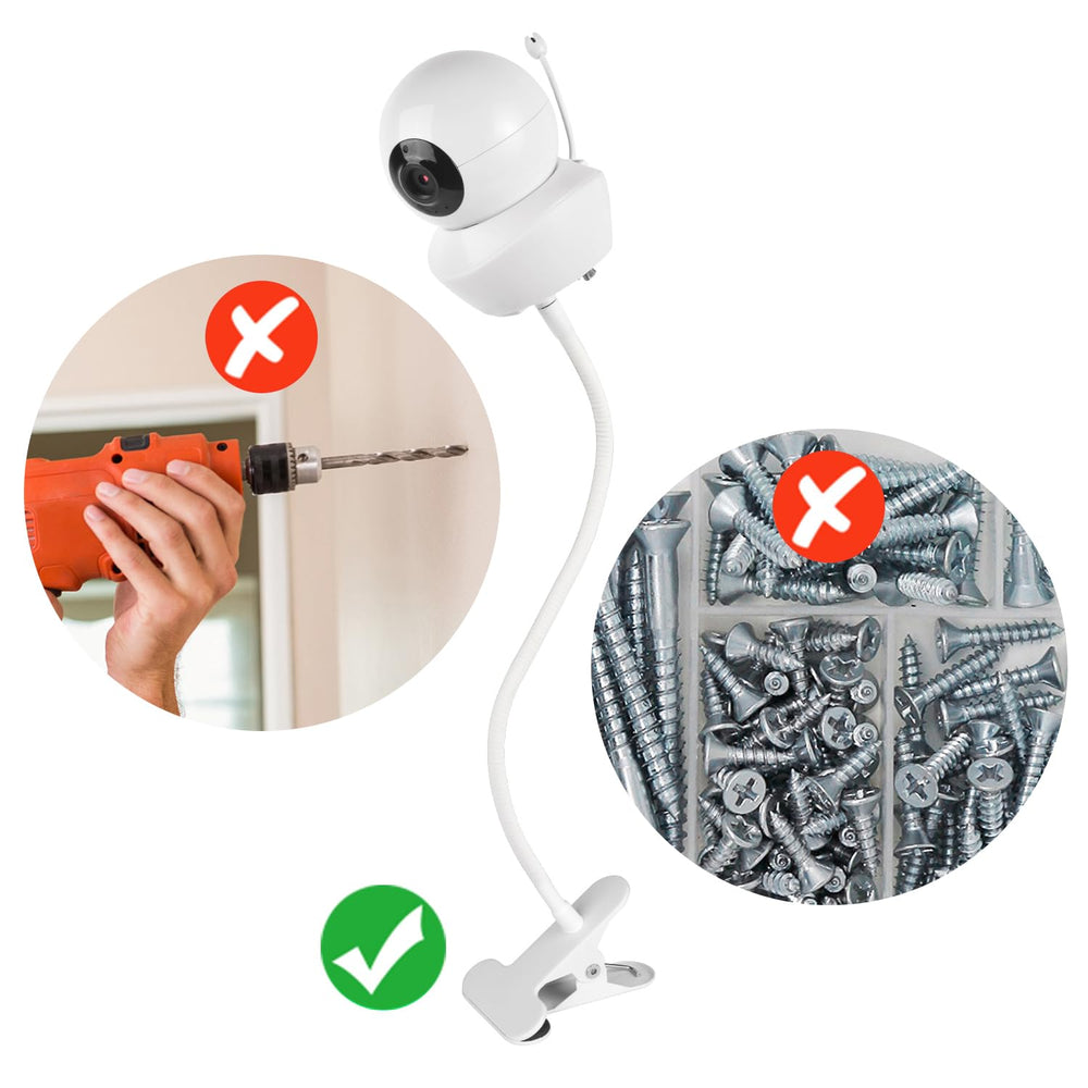 Wochel foam-protected-clip prevents scratches on crib or chair