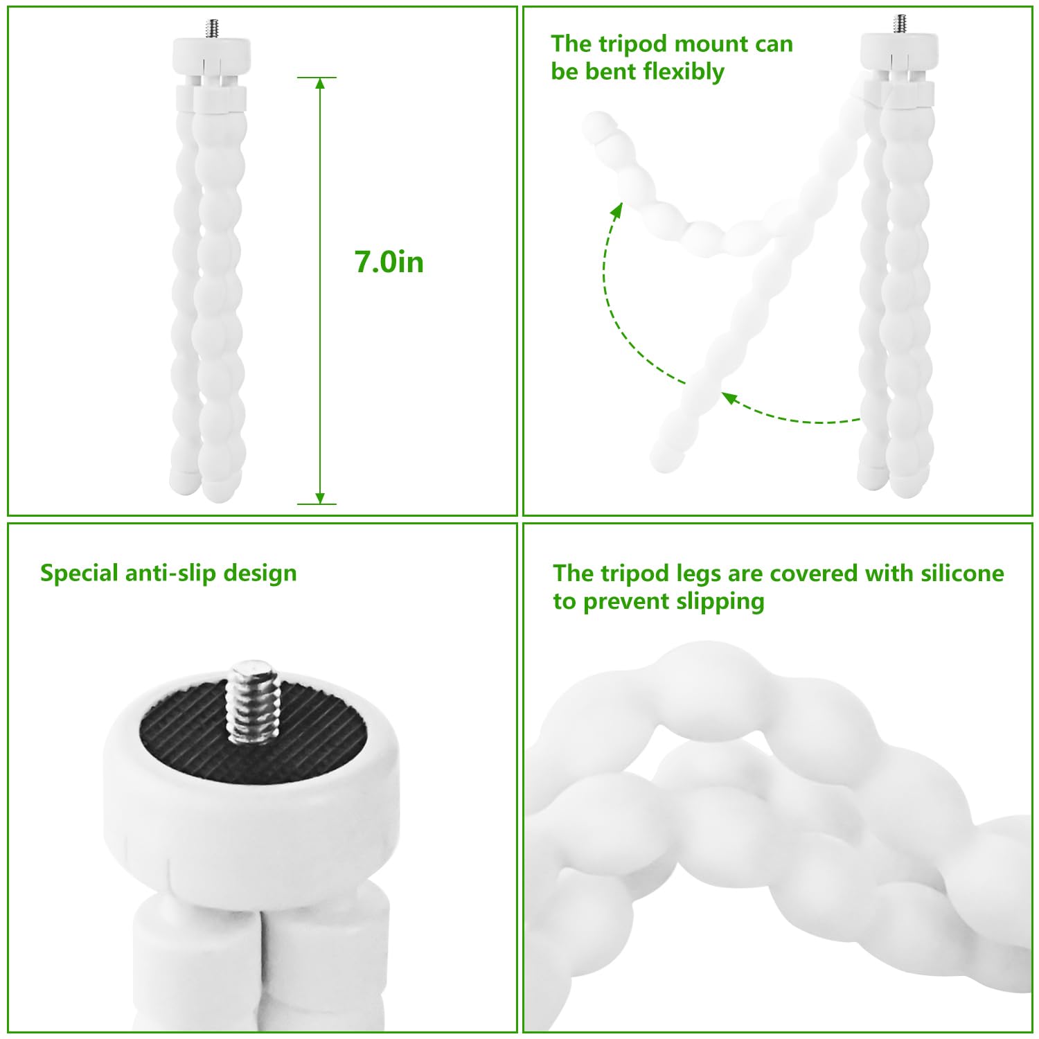 wochel baby monitor mount silicone legs balance on surfaces for stability