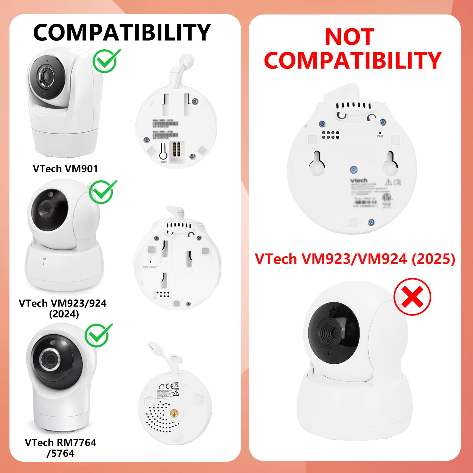 Wochel adjustable twist mount showing flexible angle for monitoring.