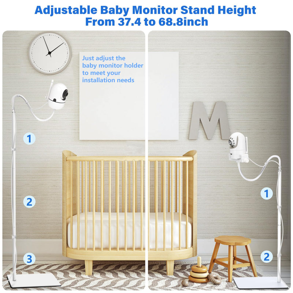 Wochel universal stand installs without screws for fast setup.