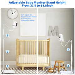 Wochel universal stand installs without screws for fast setup.