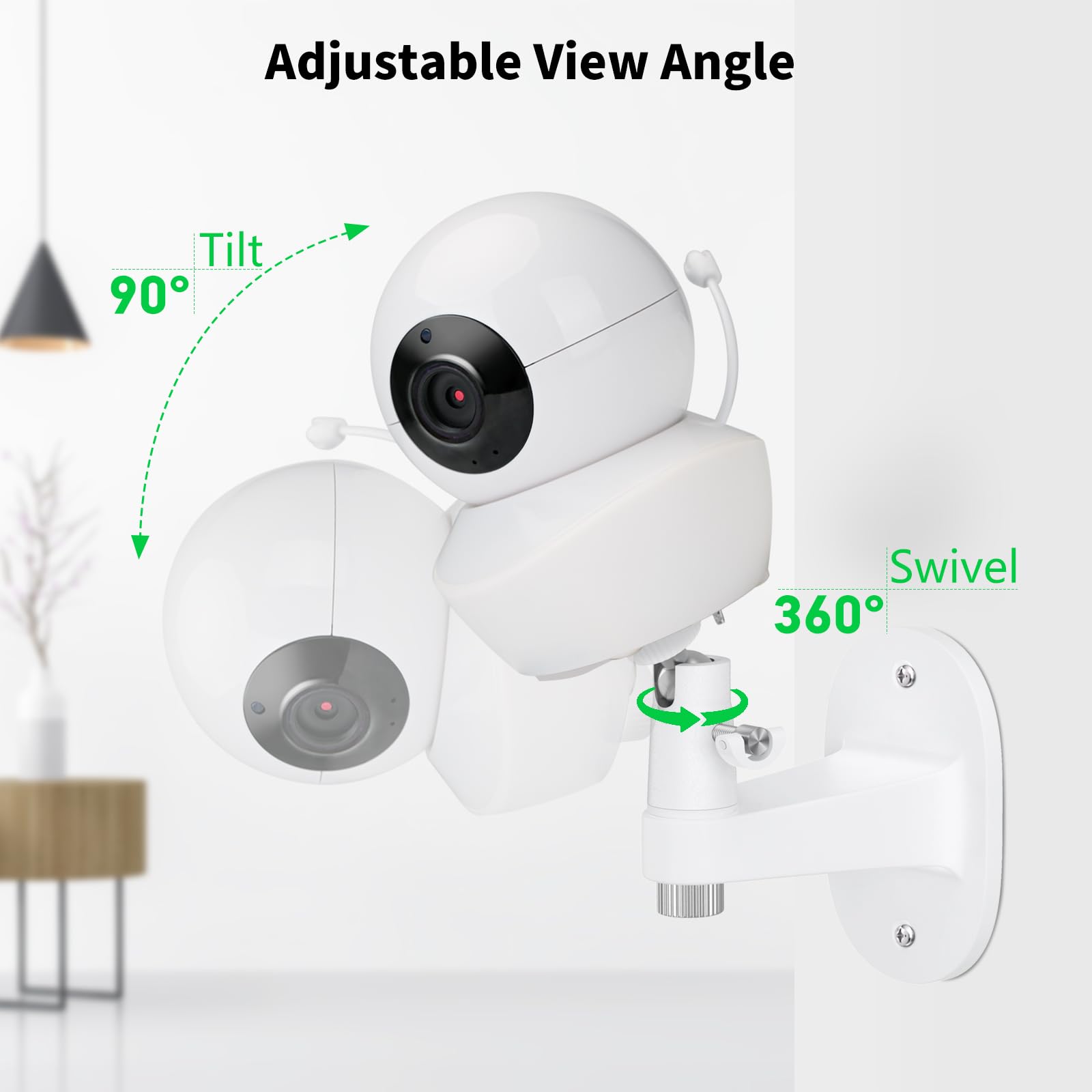 Wochel baby monitor wall mount angle adjustable view for best vantage