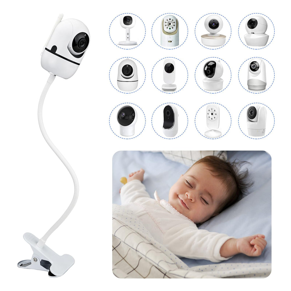 Wochel flexible baby monitor clip mount secures cameras for stable crib view.