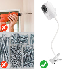 Wochel mount-clamp close-up shows sturdy grip for stable camera positioning.