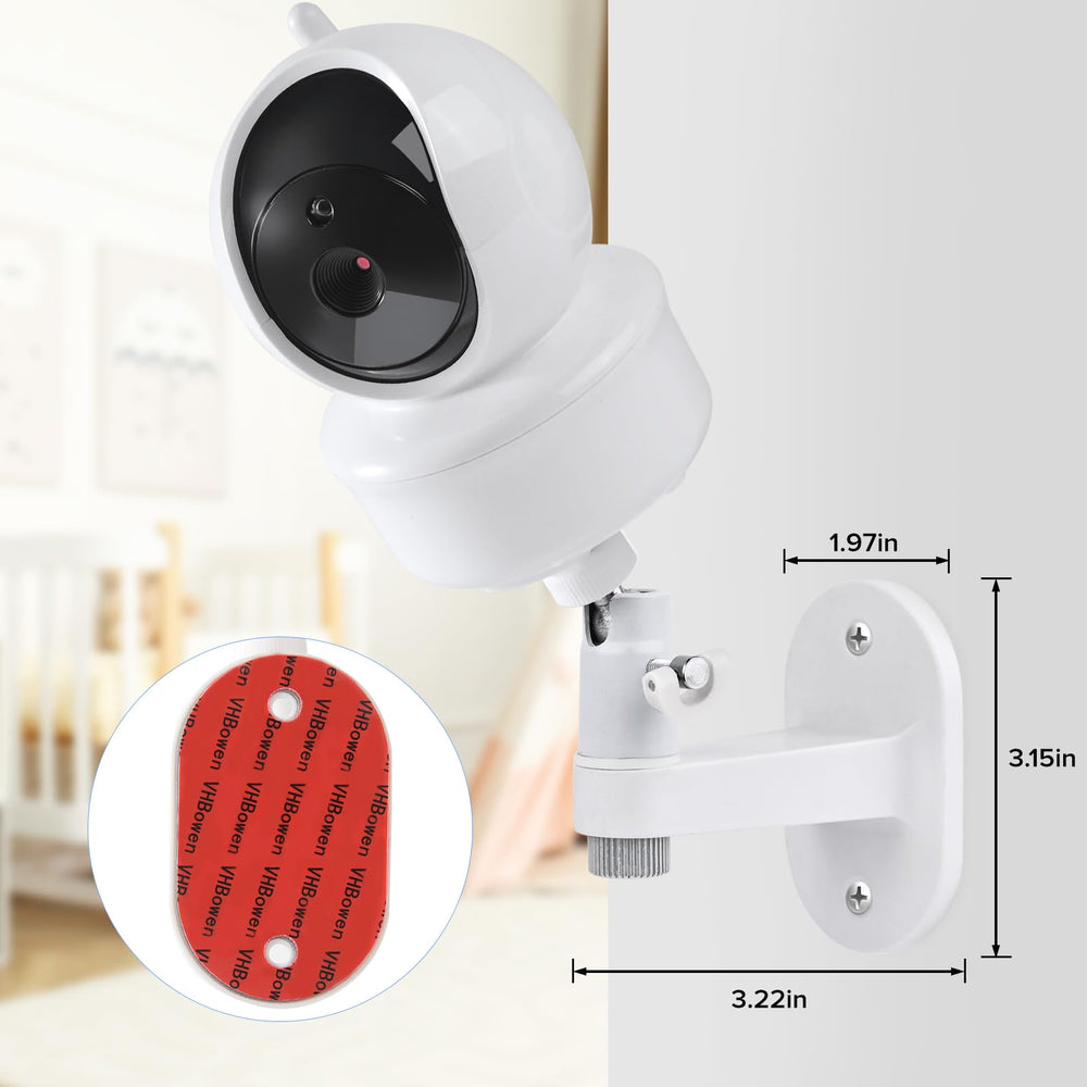Wochel mount for 1/4 threaded hole shows broad compatibility with popular baby cameras.