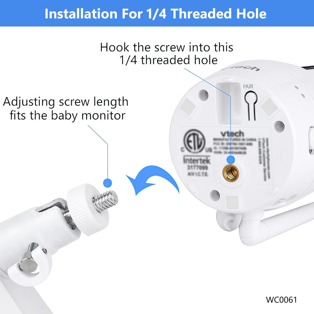 Wochel mount packaging includes mount screws and instruction manual