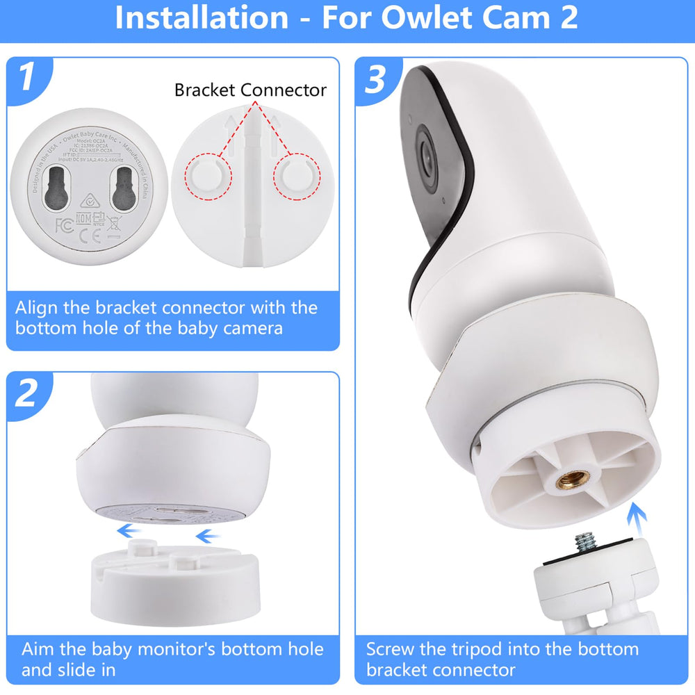 Wochel secure-stable-baby-monitor-hold ensures reliable camera stance anywhere.