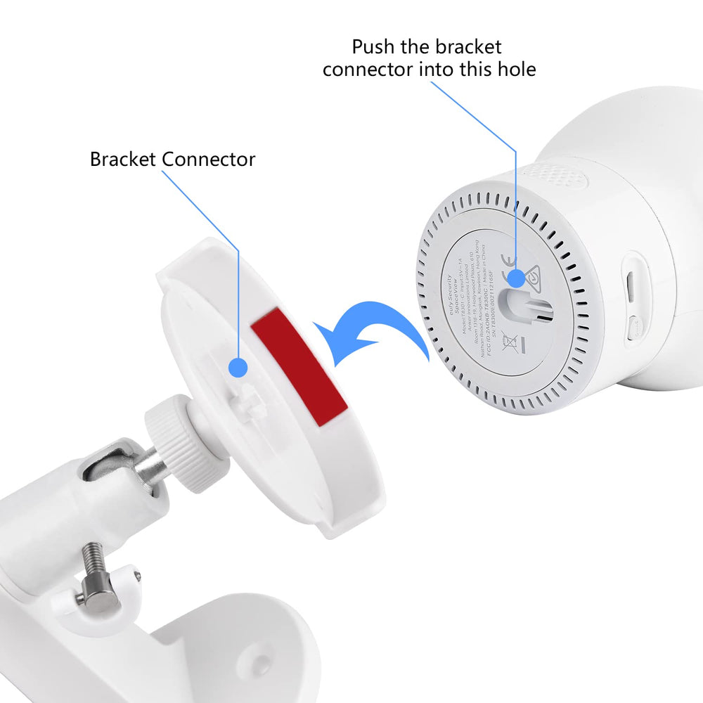 Wochel packaging displays mount, adapter, screws, and manual contents.