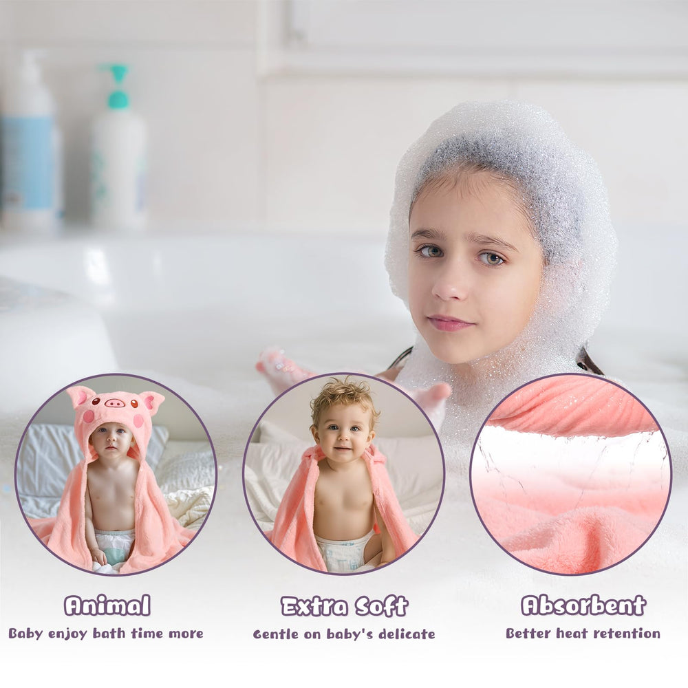 WODHOY bath-time towel helps simplify after-swim routines for kids