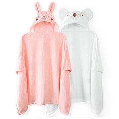 WODHOY hooded toddler towel with girl design for cozy bath time