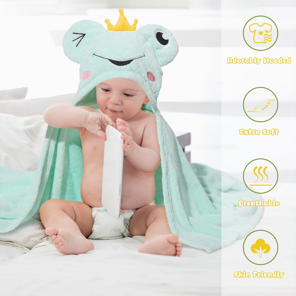 WODHOY kids towel 50x32 provides generous size for toddlers up to five years