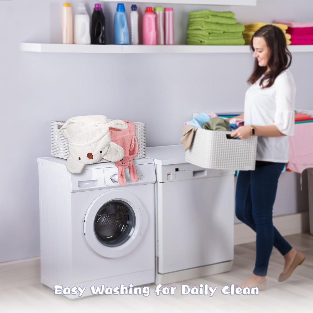 WODHOY machine-washable toddler towel for easy care and longevity