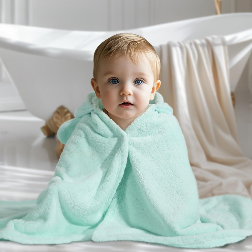 WODHOY soft microfiber towel delivers plush absorbency after baths