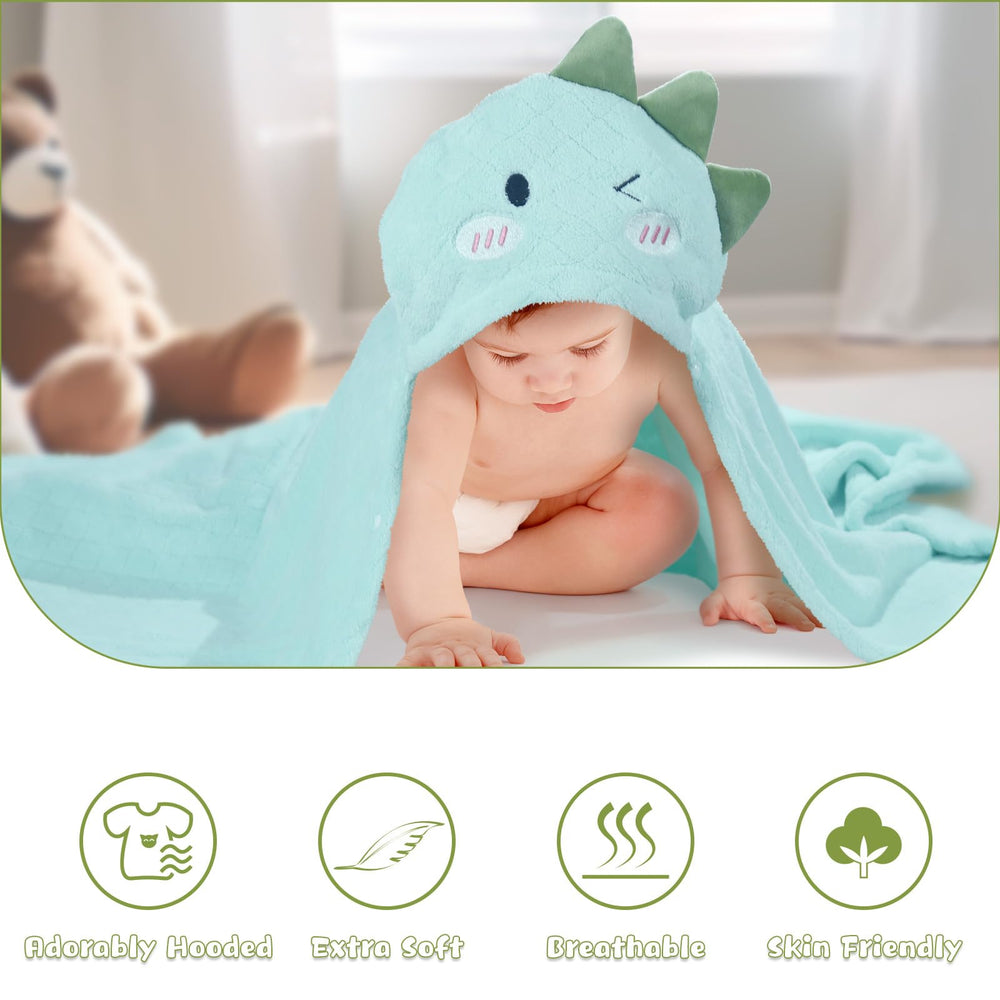 WODHOY gift-ready hooded towels ideal as baby shower or registry gift.