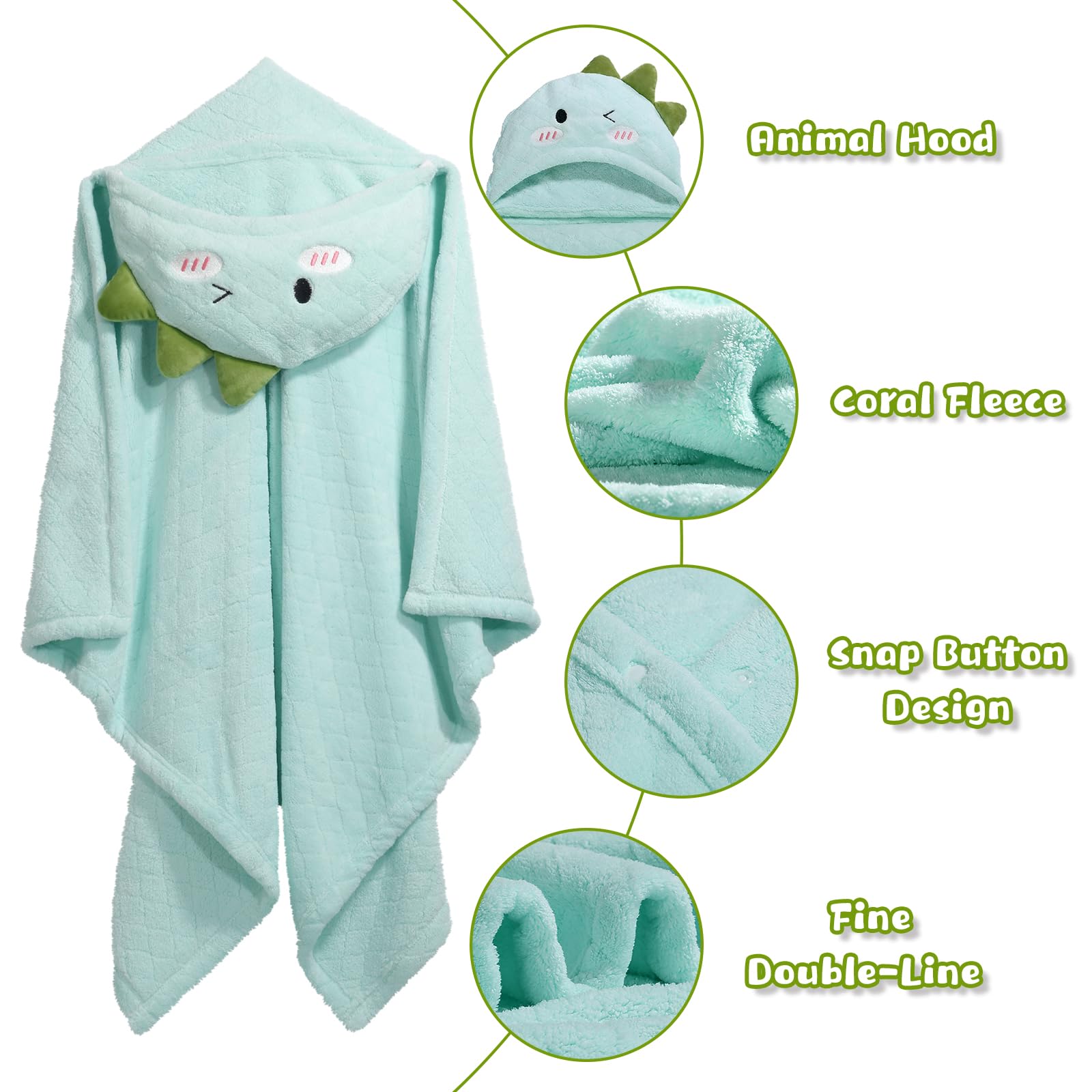 WODHOY 2-pack towels keep bath time routines clean with absorbent performance.