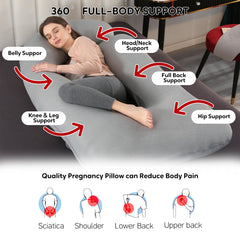 Wodsfay pillow cloud comfort image highlights plush fill and support