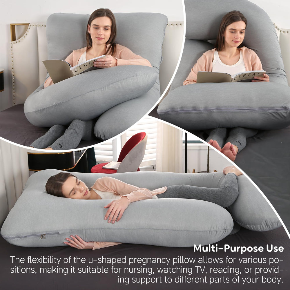 Wodsfay pillow shows adjustable fill via internal zipper for customization