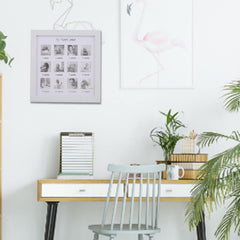 WOHPNLE Baby's First Year Frame wall-mount option supports versatile hanging displays