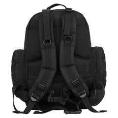 WOLF TACTICAL diaper bag side view with insulated bottle pockets for on-the-go temperature control