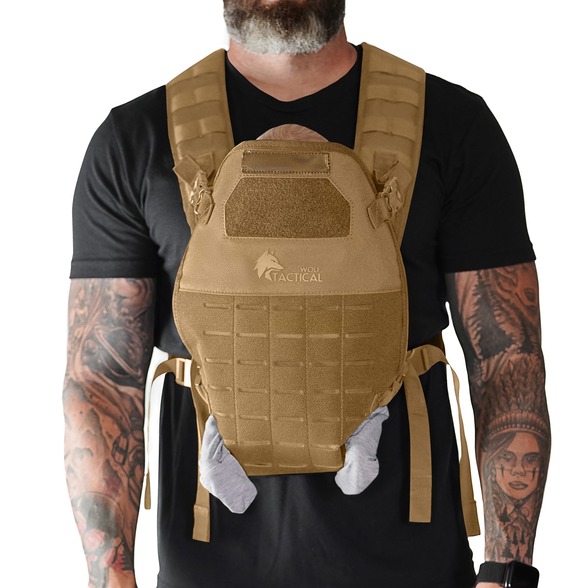 Wolf Tactical toddler-carrier outdoor-durability shows rugged shell for adventures